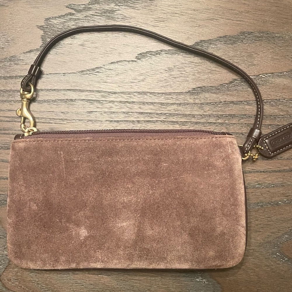 Coach Suede Soho Buckle Baguette - Picture 2 of 3